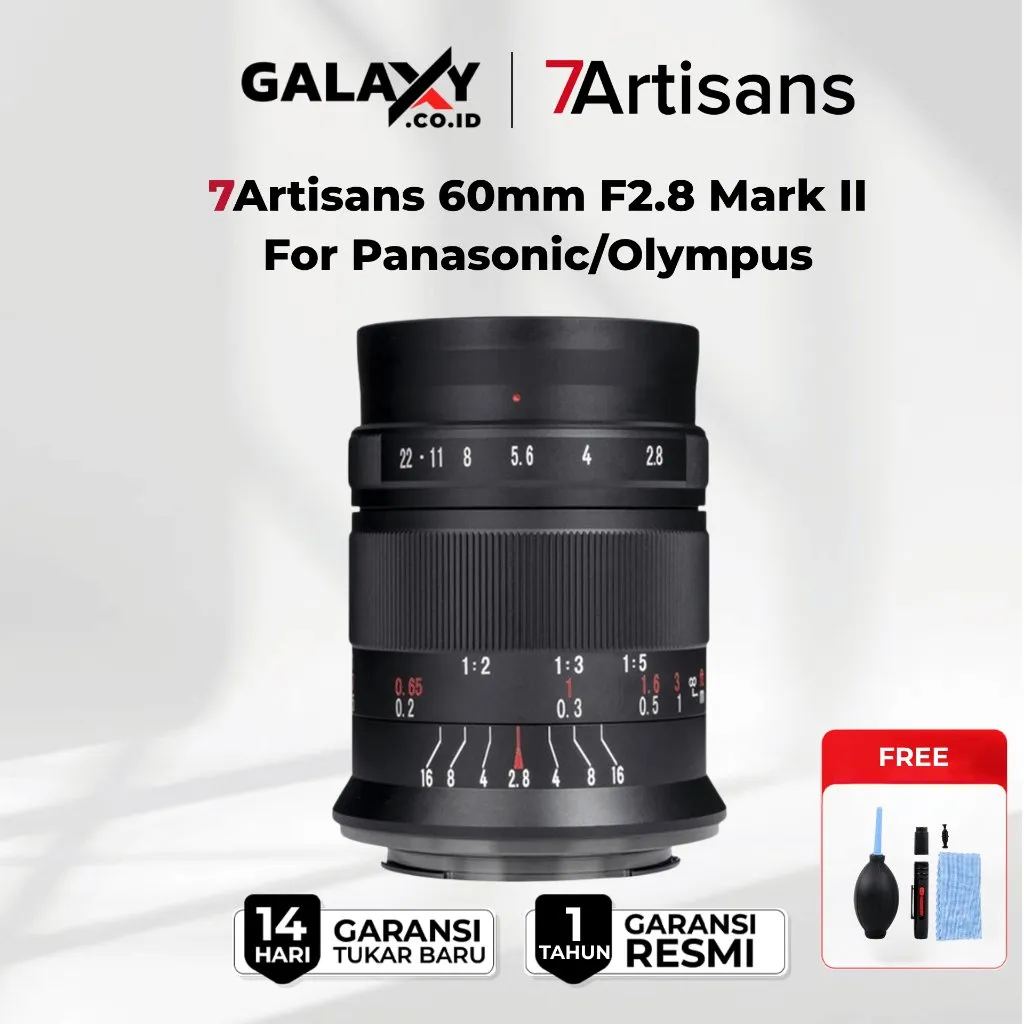 Lensa 7Artisans 60mm F2.8 Mark II Macro